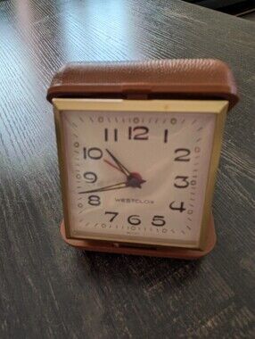 Vintage Westclock Travel Alarm Clock